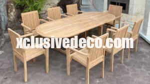 Salon de Jardin en Teck