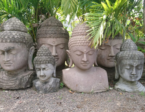 statues de bouddha en pierre - X-clusive Deco